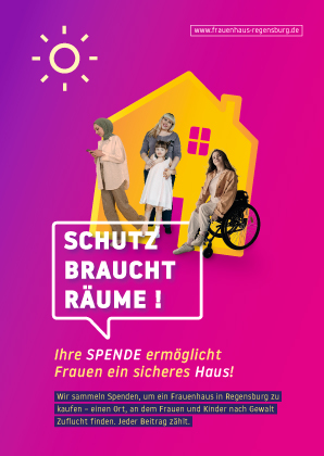 Frauenhaus Regensburg: Spendenaufruf